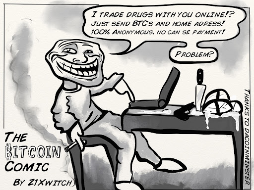 No. 016, “Silk Road”: Bitcoin Comic by Z1Xwitch