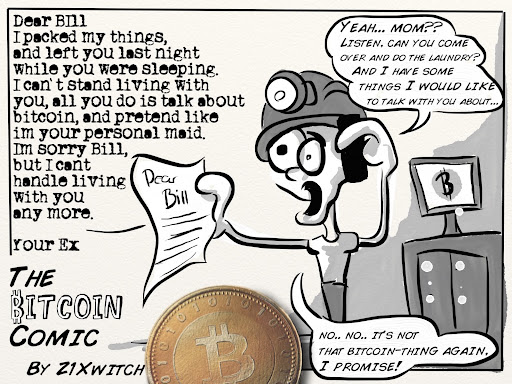 No. 030, “Dear Bill”: Bitcoin Comic by Z1Xwitch